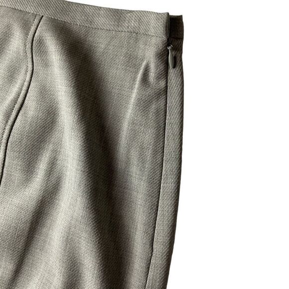 Doncaster Skirt Sheath Midi Grey Side Zipper Snap Clasp Closure Lined Women 14 - Picture 8 of 12